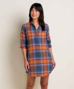 Re-Form Flannel Shirtdress